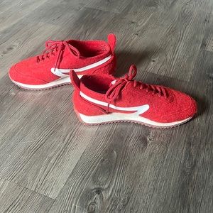 Rag & Bone, worn about 5 times, red and white sneaker, size 38 (8) fits tts